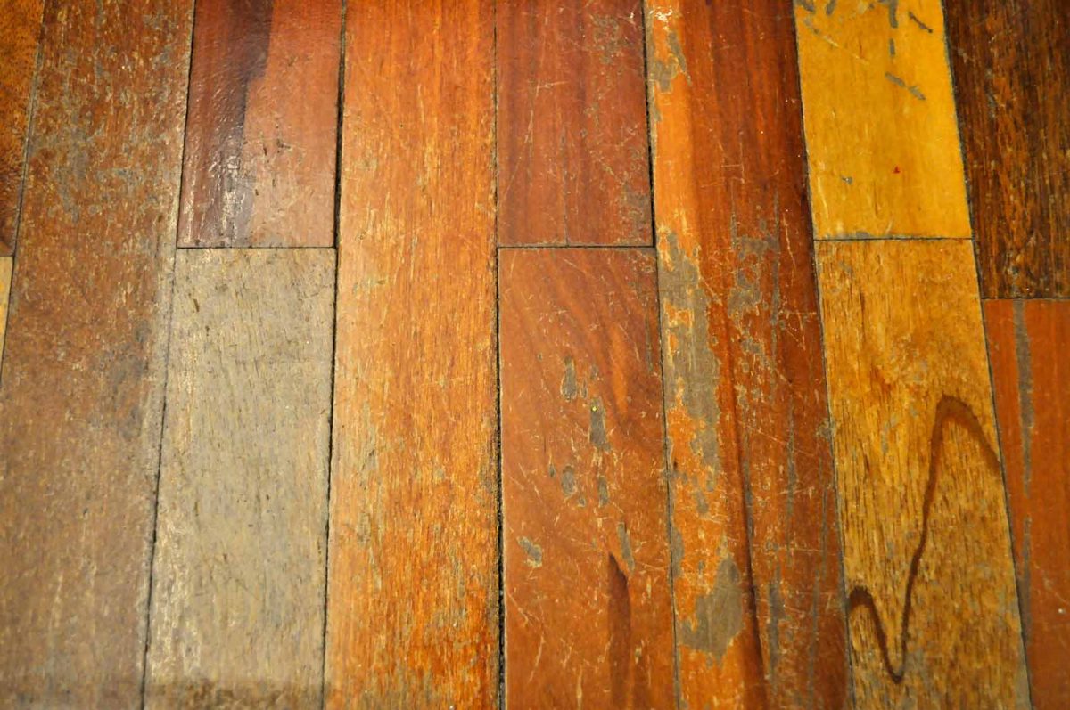 damaged wood floor to repair