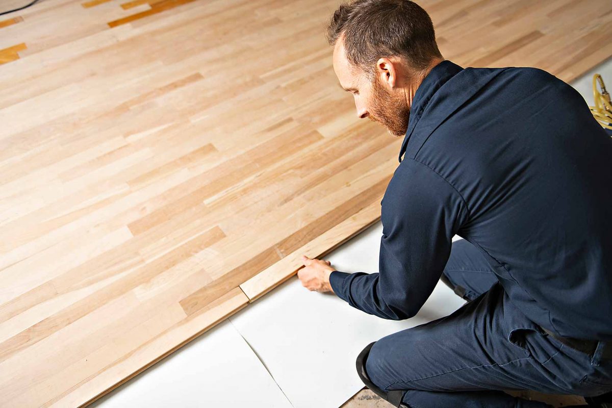 hardwood floor installation